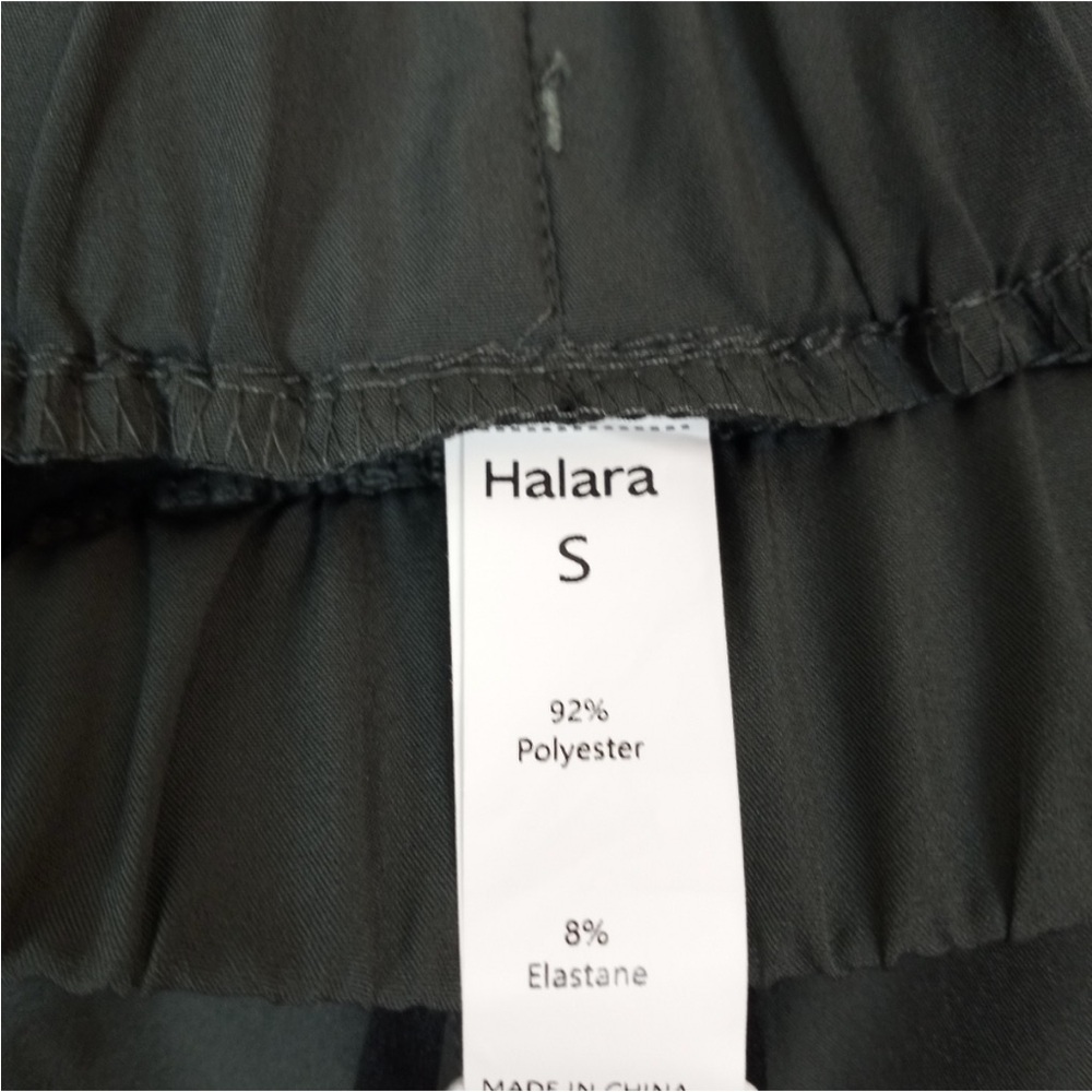 Halara Mid Rise Elastic Waistband Drawstring Ruched - Picture 3 of 6